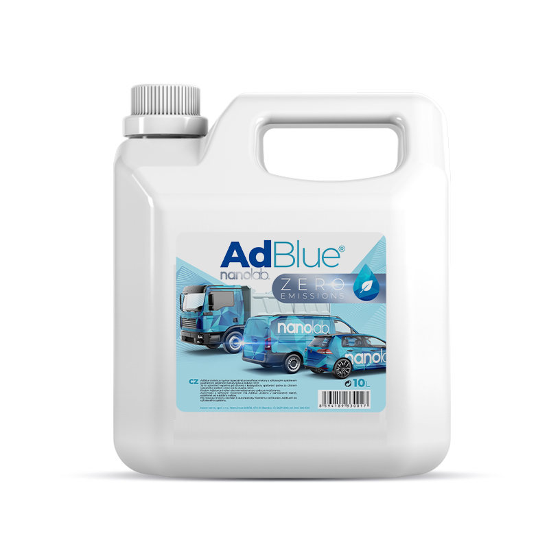 Nanolab Čistý roztok AdBlue speciálně vyvinutý pro dieselové motory se systémem SCR, 10l