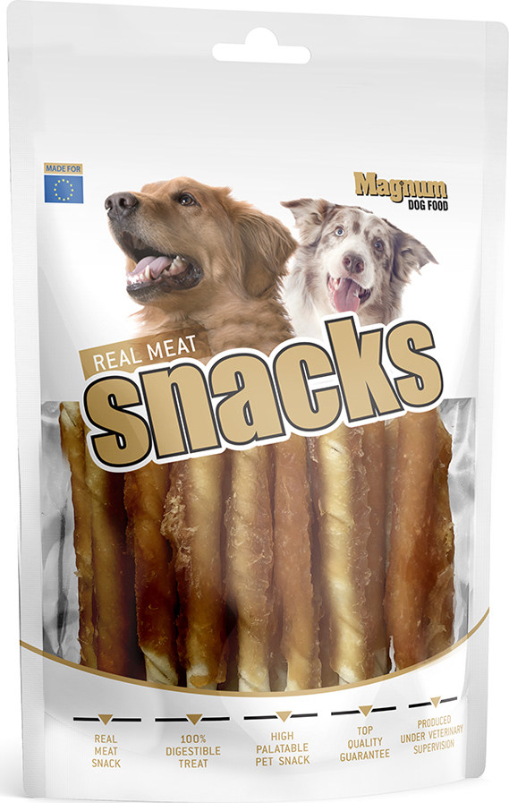 Magnum dog food Magnum Chicken roll on Rawhide stick 250g
