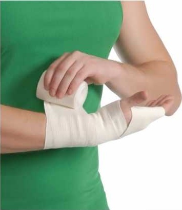 Medtextile ZDRAVOTNICKÁ ELASTICKÁ OBINADLA šířka 80 mm, délka 1 m