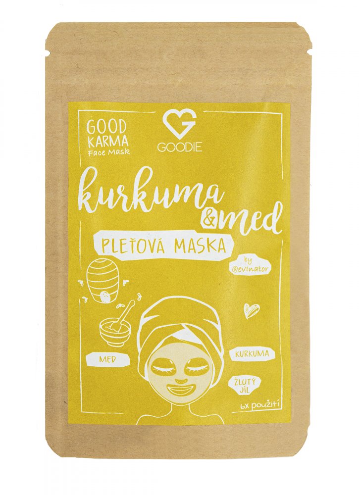 Goodie Kurkuma a med - pleťová maska 25 g