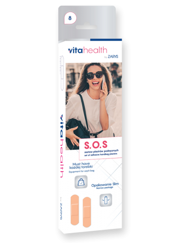 VitaHealth by ZARYS VitaHealth - S.O.S. Sada praktických náplastí do kabelky / batohu, 8ks