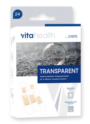 VitaHealth by ZARYS VitaHealth - TRANSPARENT Sada průhledných náplastí, malé, 24ks