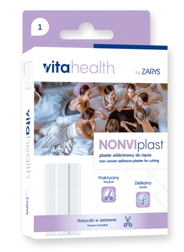 VitaHealth by ZARYS VitaHealth - NONVIplast Jemná náplast ke stříhání + Nůžky