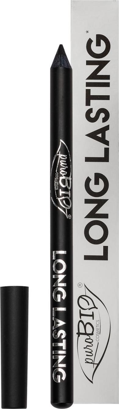 puroBIO cosmetics Long Lasting tužka na oči, černá 1,3 g