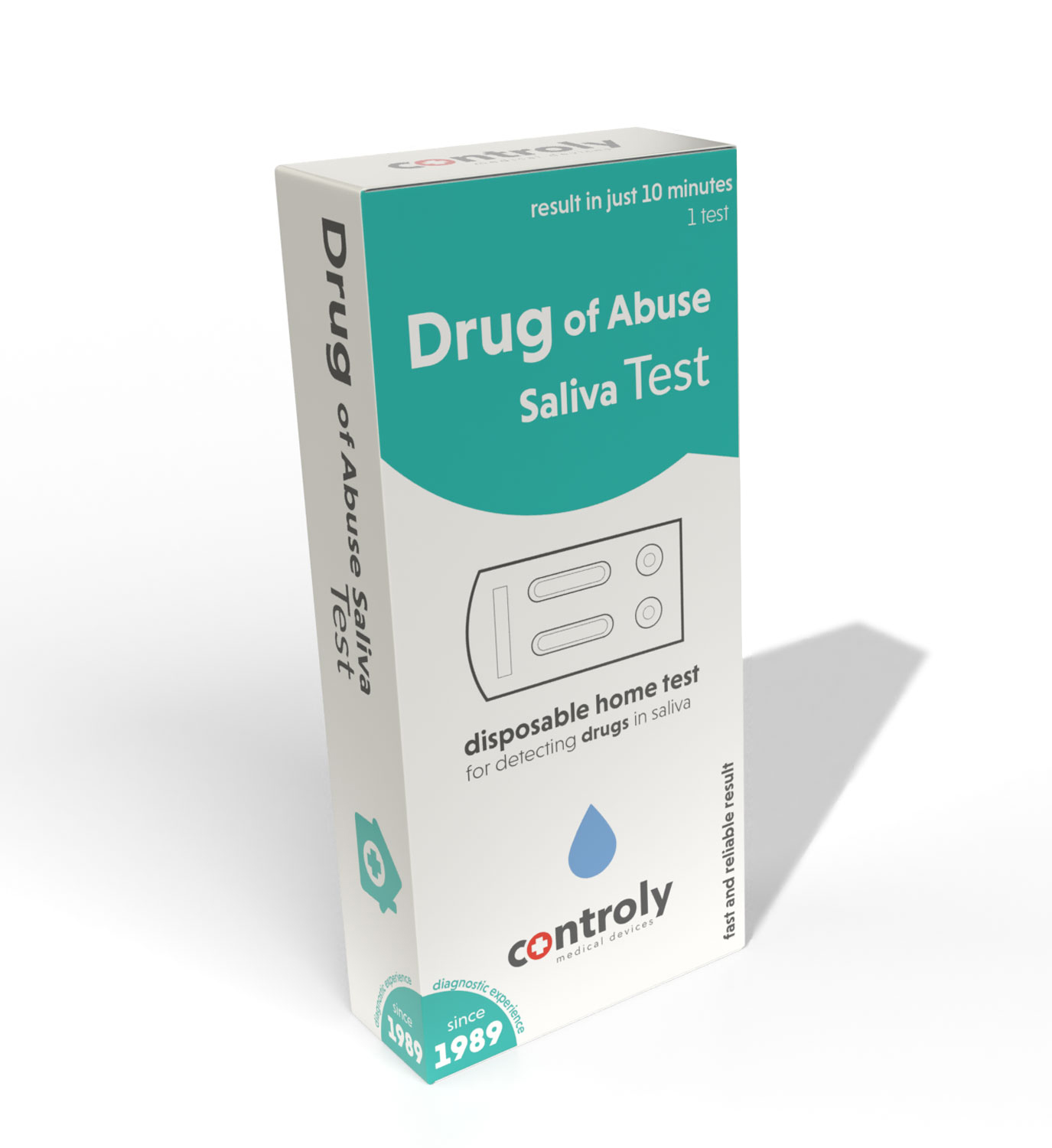Hydrex Diagnostics 1x Hydrex Test na 6 drog ze slin (AMP,COC,MOR,MOR,THC)