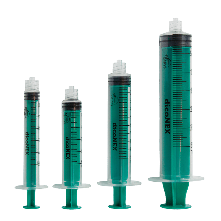 ZARYS International Group Injekční stříkačka dicoNEX 3 dílná, Luer lock, sterilní, 3ml, 5ml, 10ml -100ks Objem: 5 ml