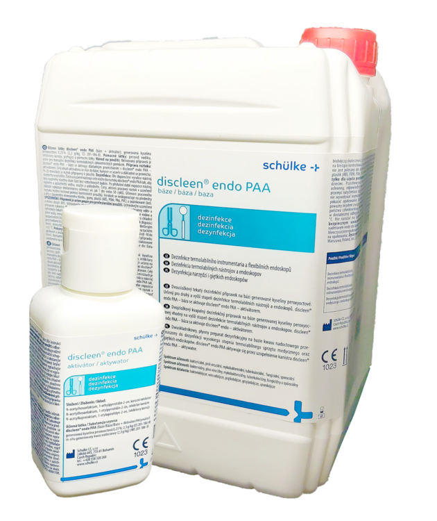 Schülke Discleen Endo PAA set - 4940ml + 60g + kontrolní proužky