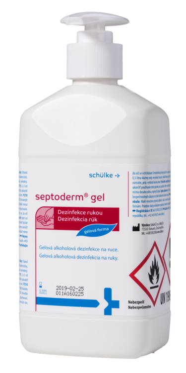 Schülke Septoderm Gel, 500ml s dávkovačem
