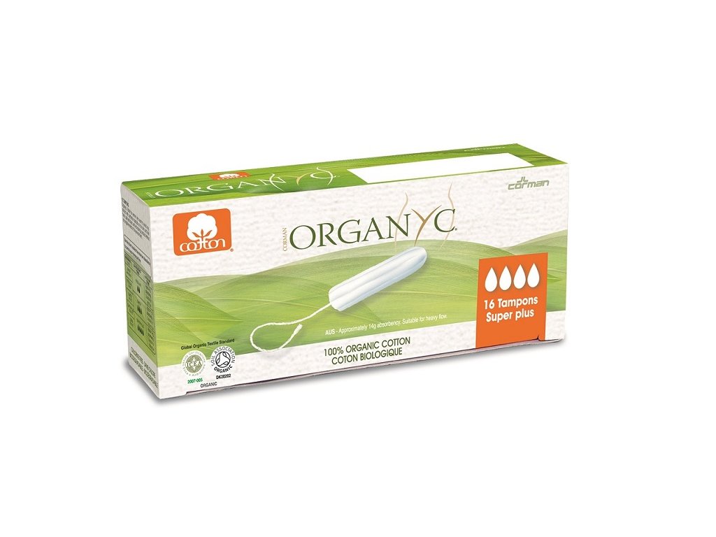 ORGANYC Tampony SUPER PLUS, 16ks