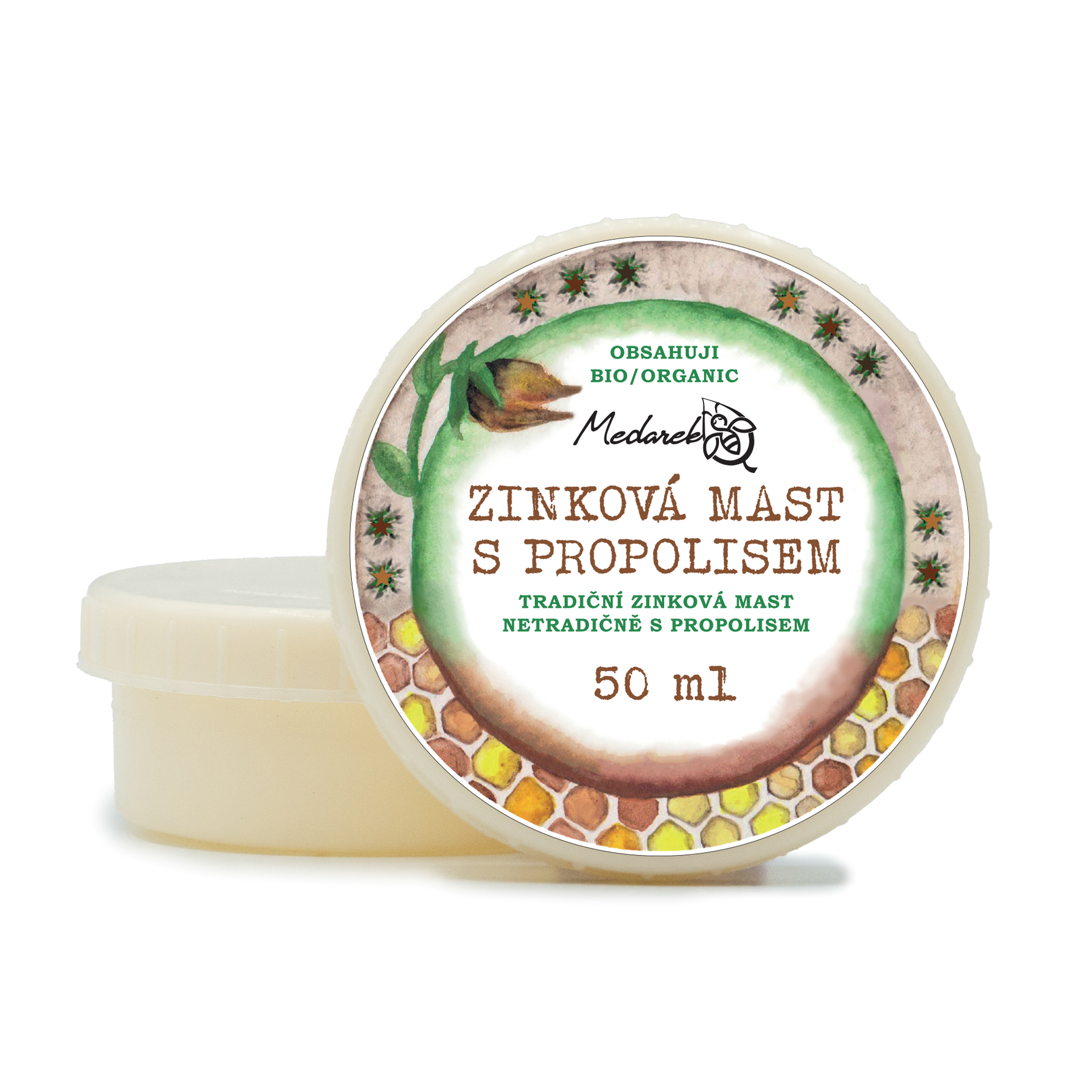 Medárek Medarek Zinková mast s propolisem Objem:: 50 ml