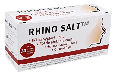 Rhino Horn Rhino Salt – sůl na výplach nosu – 30 sáčků