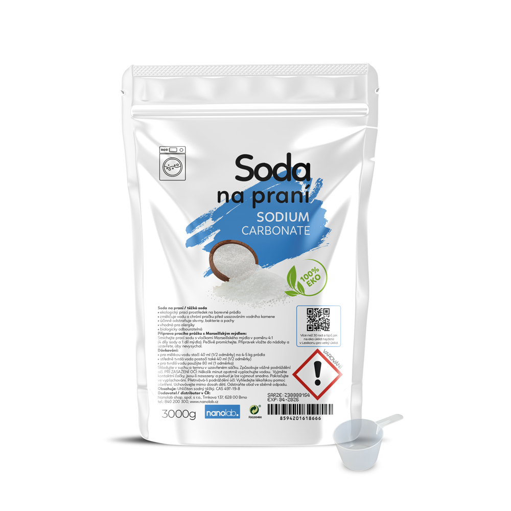 Nanolab Soda na praní 3 kg