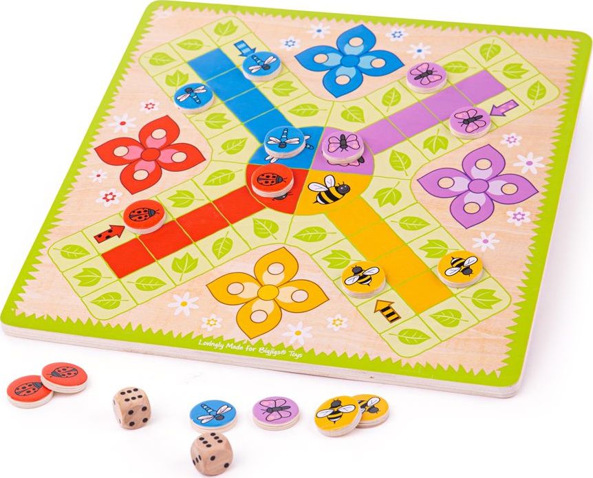 Bigjigs Toys Člověče, nezlob se! Louka