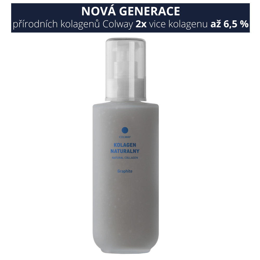 Colway Živý Přírodní Kolagen GRAPHITE Vlasy a Nehty, 200ml