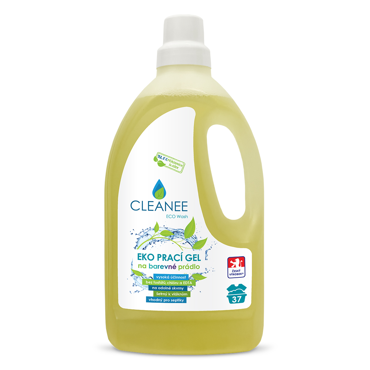 CLEANEE EKO Prací gel na barevné prádlo 1,5L