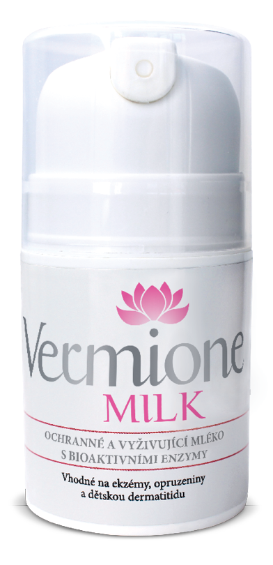 Vermione Milk, Ochranné a vyživující mléko s bioaktivními enzymy, 50ml