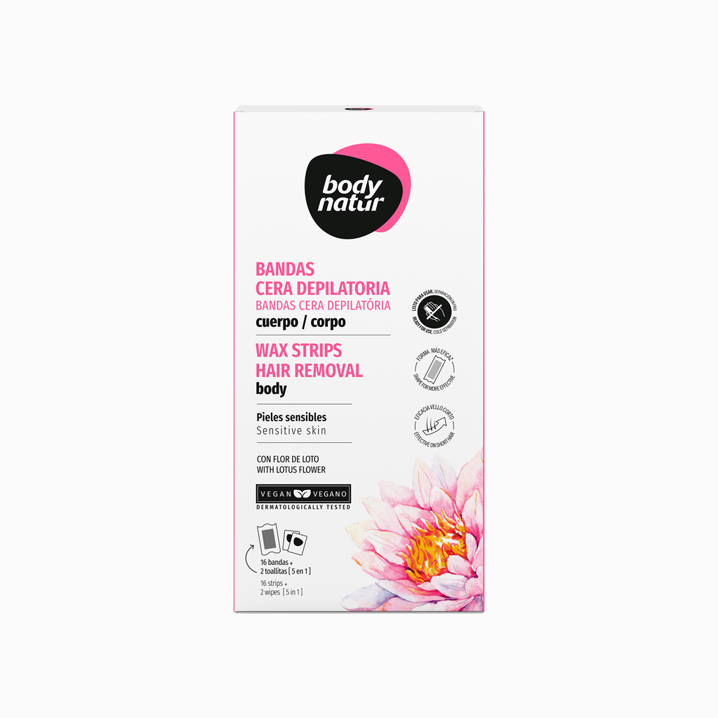 Body Natur Depilační pásky na tělo, 16ks