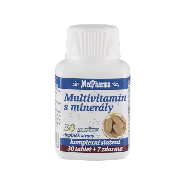 MedPharma Multivitamin s minerály 30 složek - 37 tablet