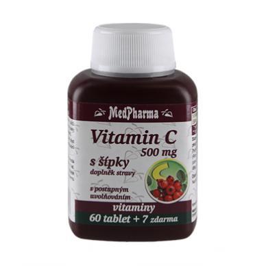 MedPharma Vitamin C 500mg s šípky 67 tablet