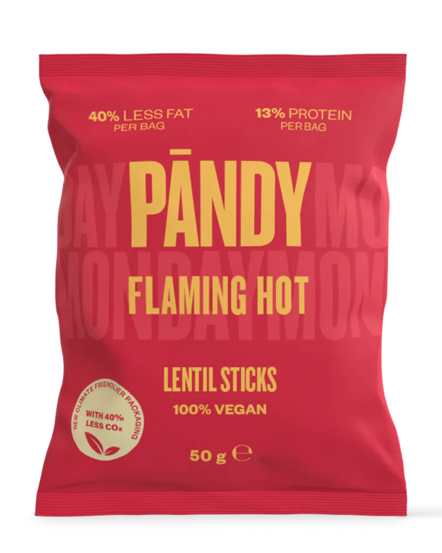 PANDY ČOČKOVÉ CHIPSY FLAMING HOT, 50g