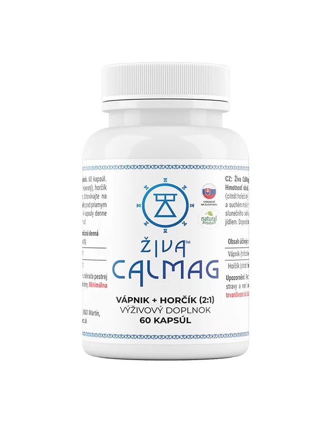Živa CalMag - Vápník + Hořčík (2:1), 60 kapslí