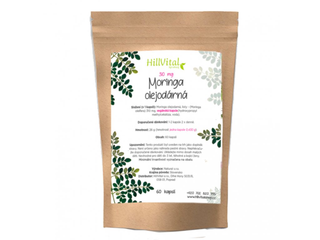 HillVital Moringa olejodárná, 60 kapslí