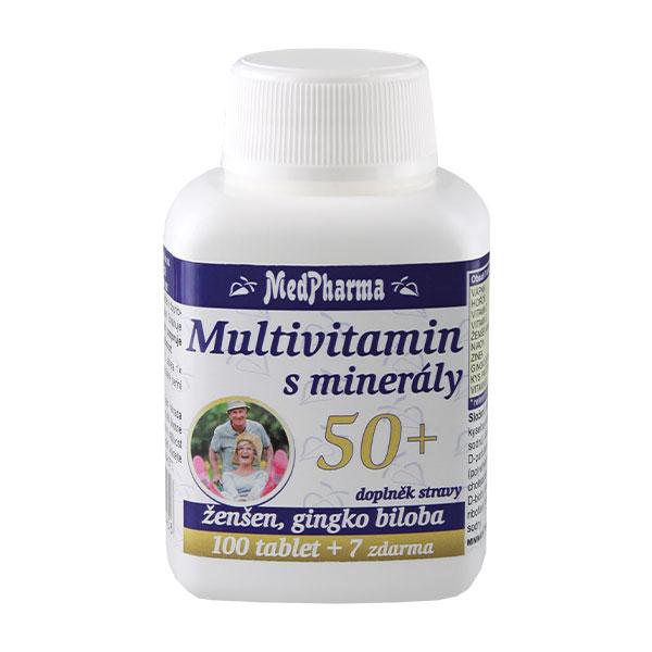 MedPharma Multivitamín s minerály 50+ 107 tobolek