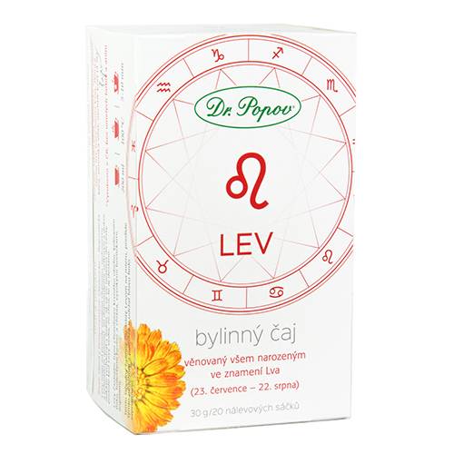 Bylinný čaj LEV, 30 g Dr. Popov