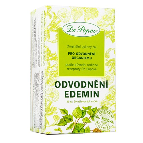 Čaj na odvodnění Edemin, porcovaný, 30 g Dr. Popov