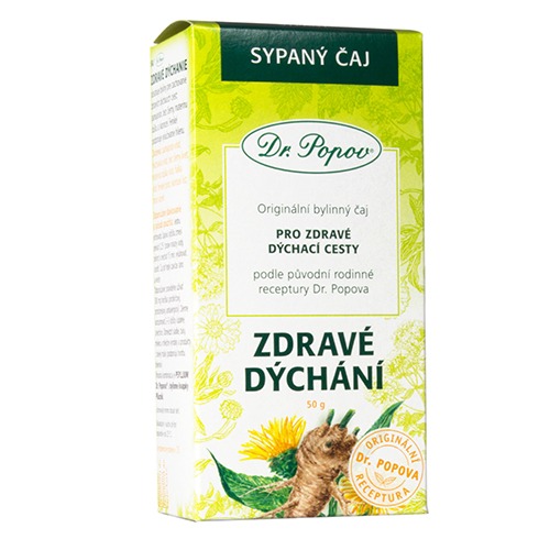 Zdravé dýchání, sypaný čaj, 50 g Dr. Popov