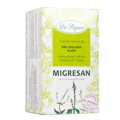 Migresan, porcovaný čaj, 30 g Dr. Popov