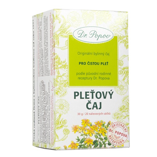 Pleťový čaj, porcovaný, 30 g Dr. Popov