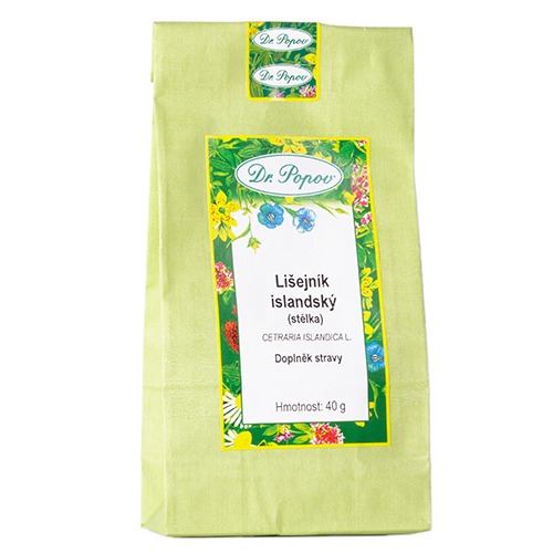 Lišejník islandský stélka, 40 g Dr. Popov