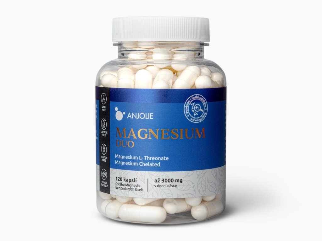 Anjolie Magnesium Duo, 120 kapslí