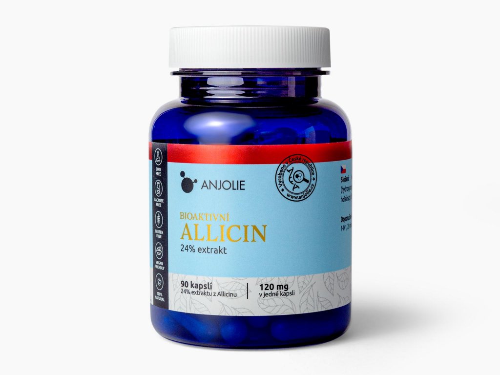 Anjolie Allicin 24 % extrakt, 90 kapslí