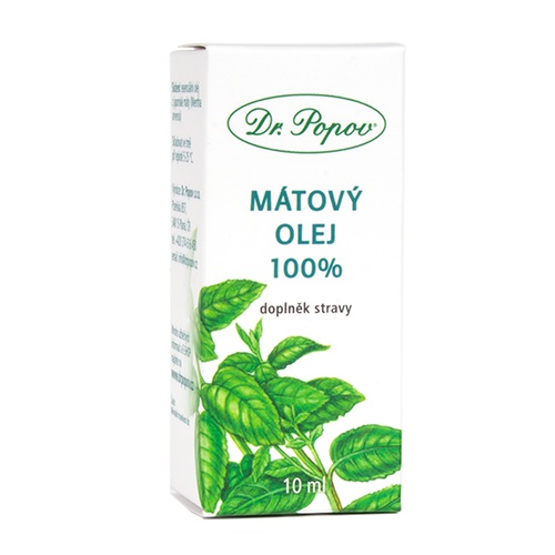 Mátový olej 100%, 10 ml Dr. Popov