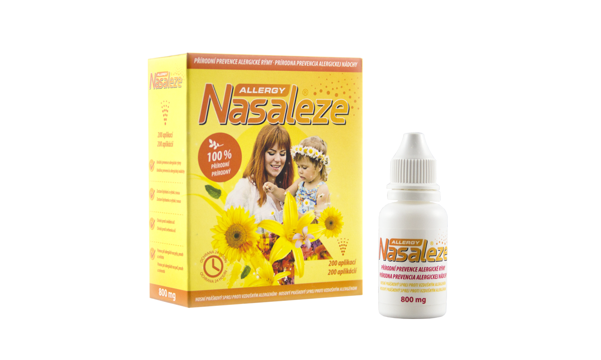 NASALEZE,British Isles Nasaleze Allergy, 800mg, Přírodní práškový sprej