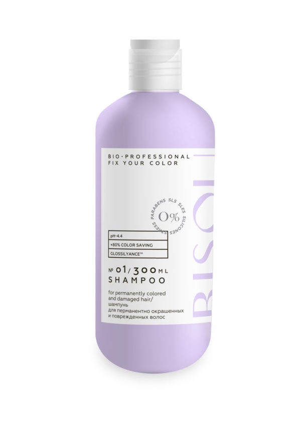 BISOU Professional - Šampon FIX YOUR COLOR barvené a poškozené vlasy, 300ml