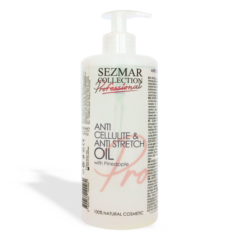 Hristina Přírodní anticelulitidní olej s ananasem, 500 ml