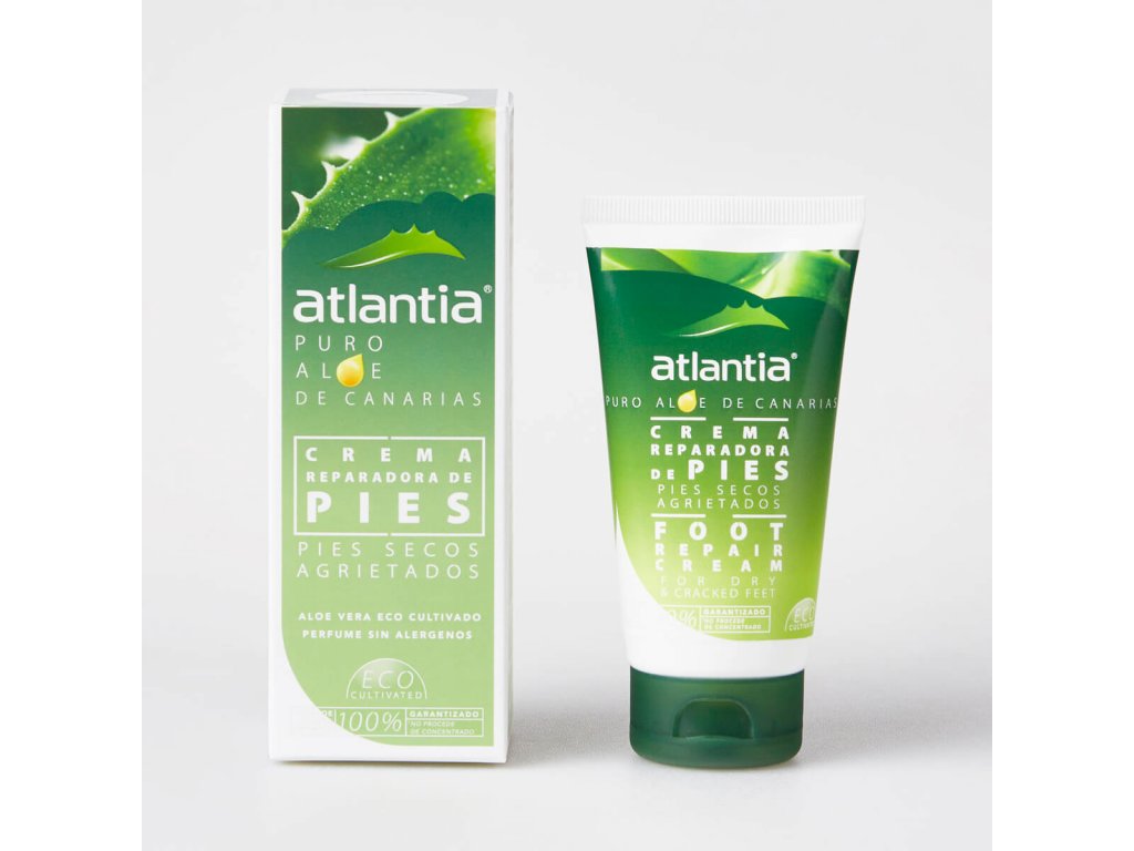 Atlantialoe Krém na nohy s Aloe vera, 75 ml