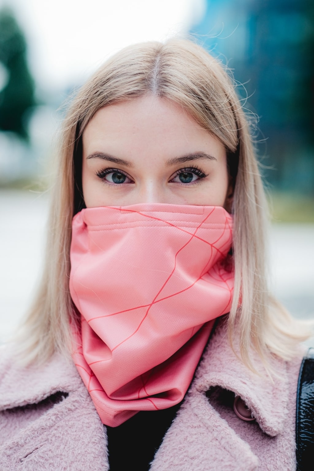 Antivirový šátek nanoSPACE - růžová