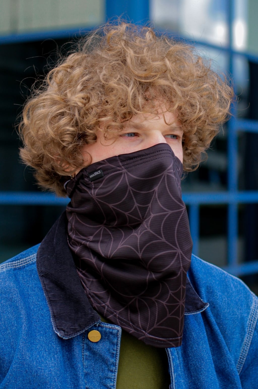 Letní antivirový šátek nanoSPACE - černý