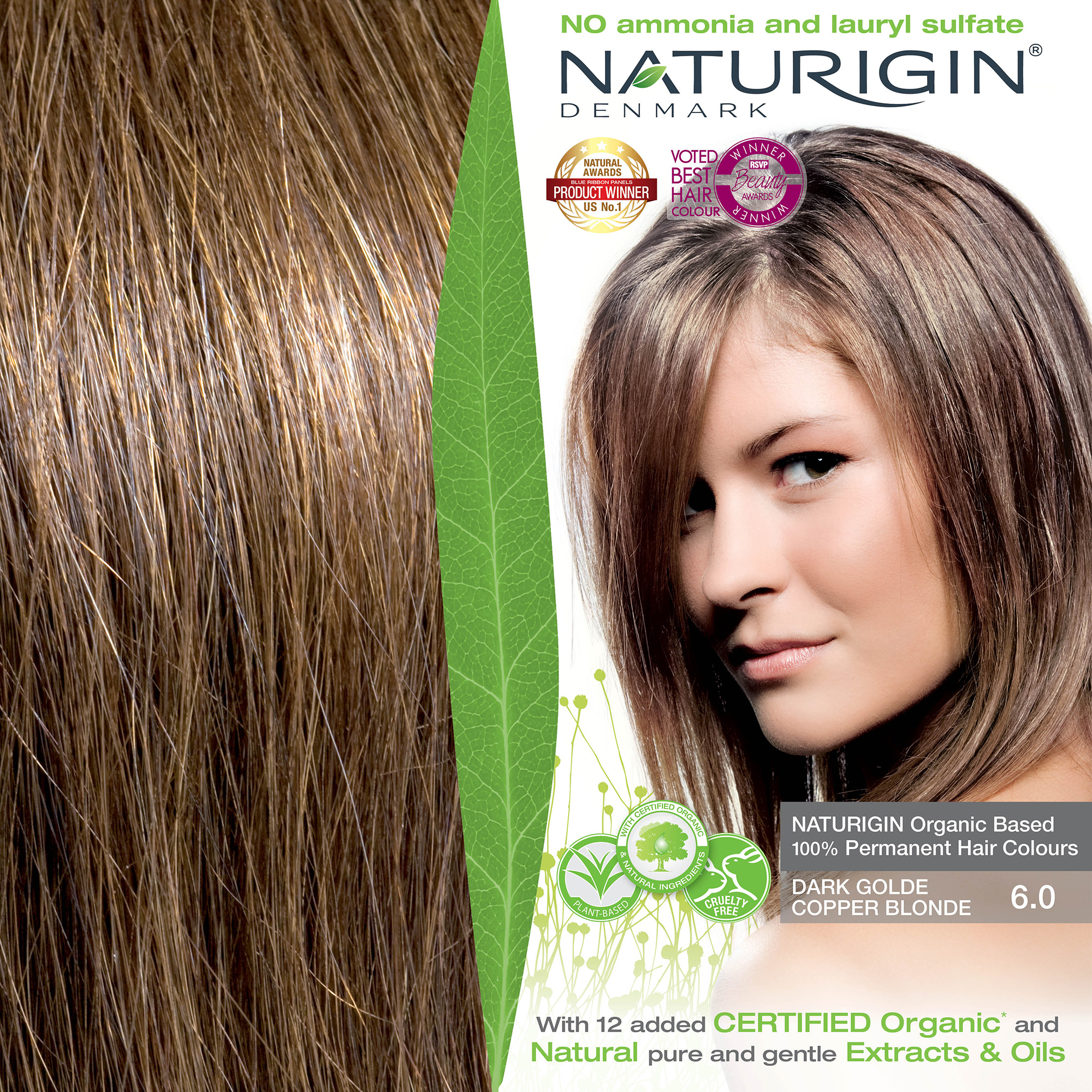 NATURIGIN Dark Golden Copper Blonde 6.0