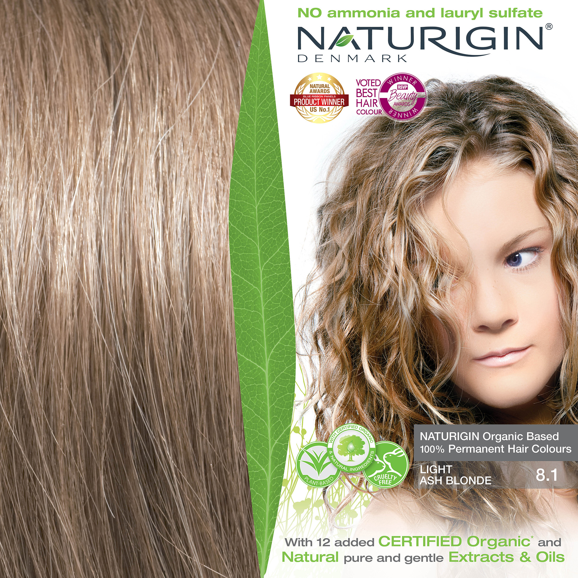 NATURIGIN Light Ash Blonde 8.1