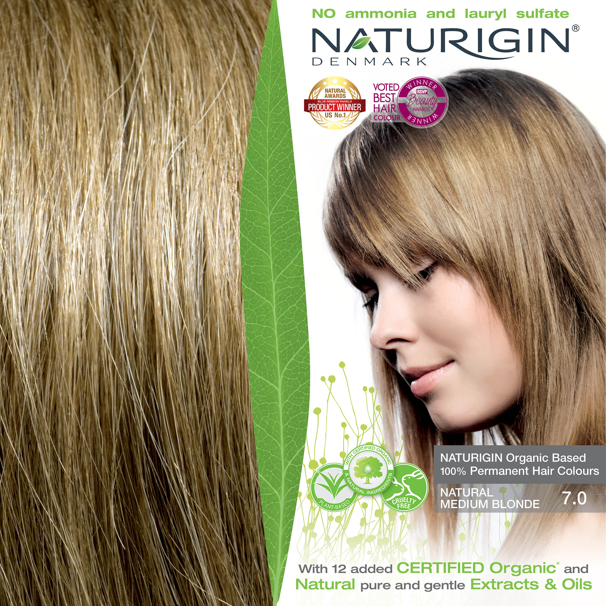 NATURIGIN Natural Medium Blonde 7.0