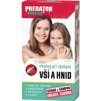 Predator Parazit Šampon + Sérum + Hřeben, 100 ml + 100 ml