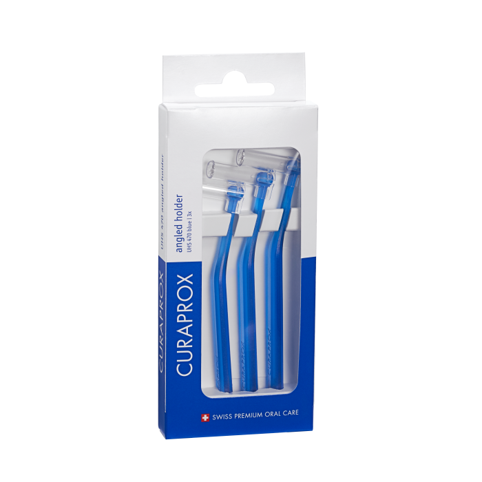 Curaprox UHS 470 Držáček, 3 ks + krytky