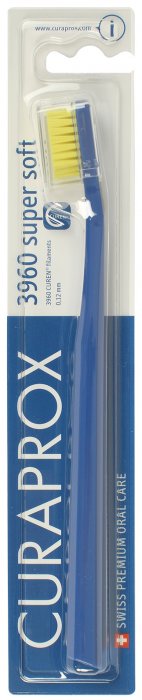 Curaprox CS 3960, Zubní kartáček super soft, 1 ks Barva: Modrá-žlutá
