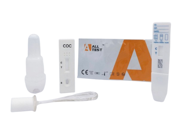1x/100x ALLTEST Test na kokain (COC) ze slin Počet kusů: 1