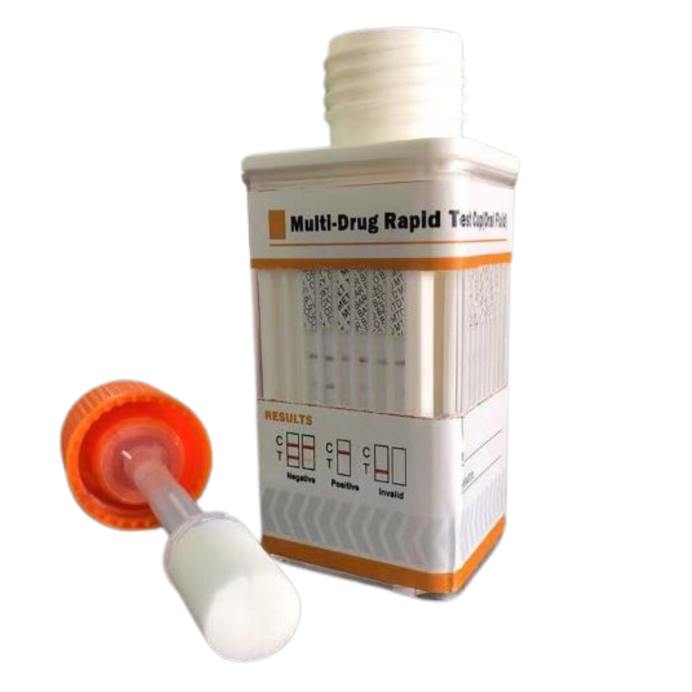 1x IVD Biotech Multi drogový test na 6 drog (AMP,MET,COC, BZO, THC, OPI) ze slin